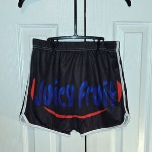 Juicy Fruit Black and Blue Shorts
